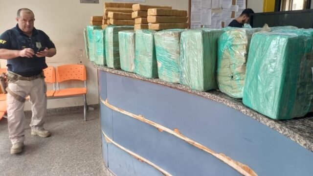 apreensão de maconha na Dutra