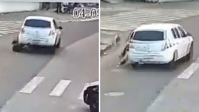 motorista de aplicativo arrasta passageira