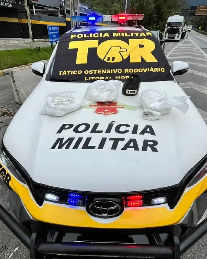 apreensão de cocaína em Caraguatatuba