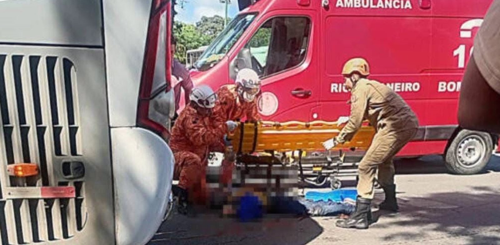 idosa atropelada em Resende
